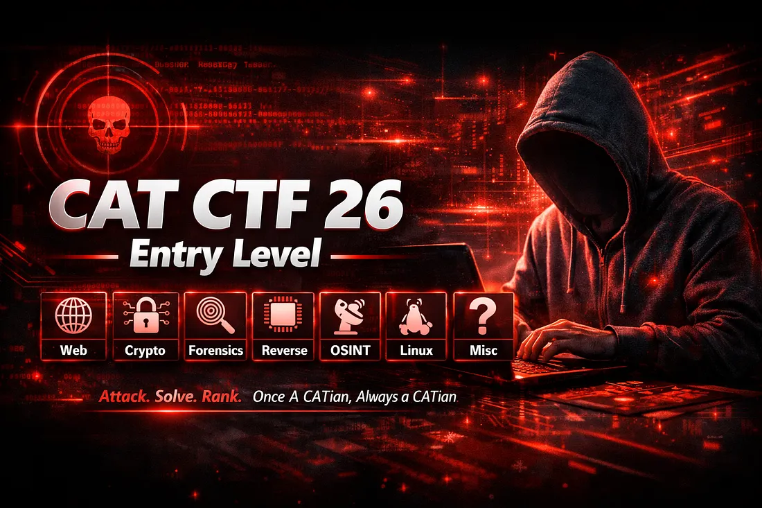 Write Ups For Challenges I Created In CAT CTF 26 Entry Level
